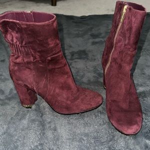Michael kors booties - Plum size 6